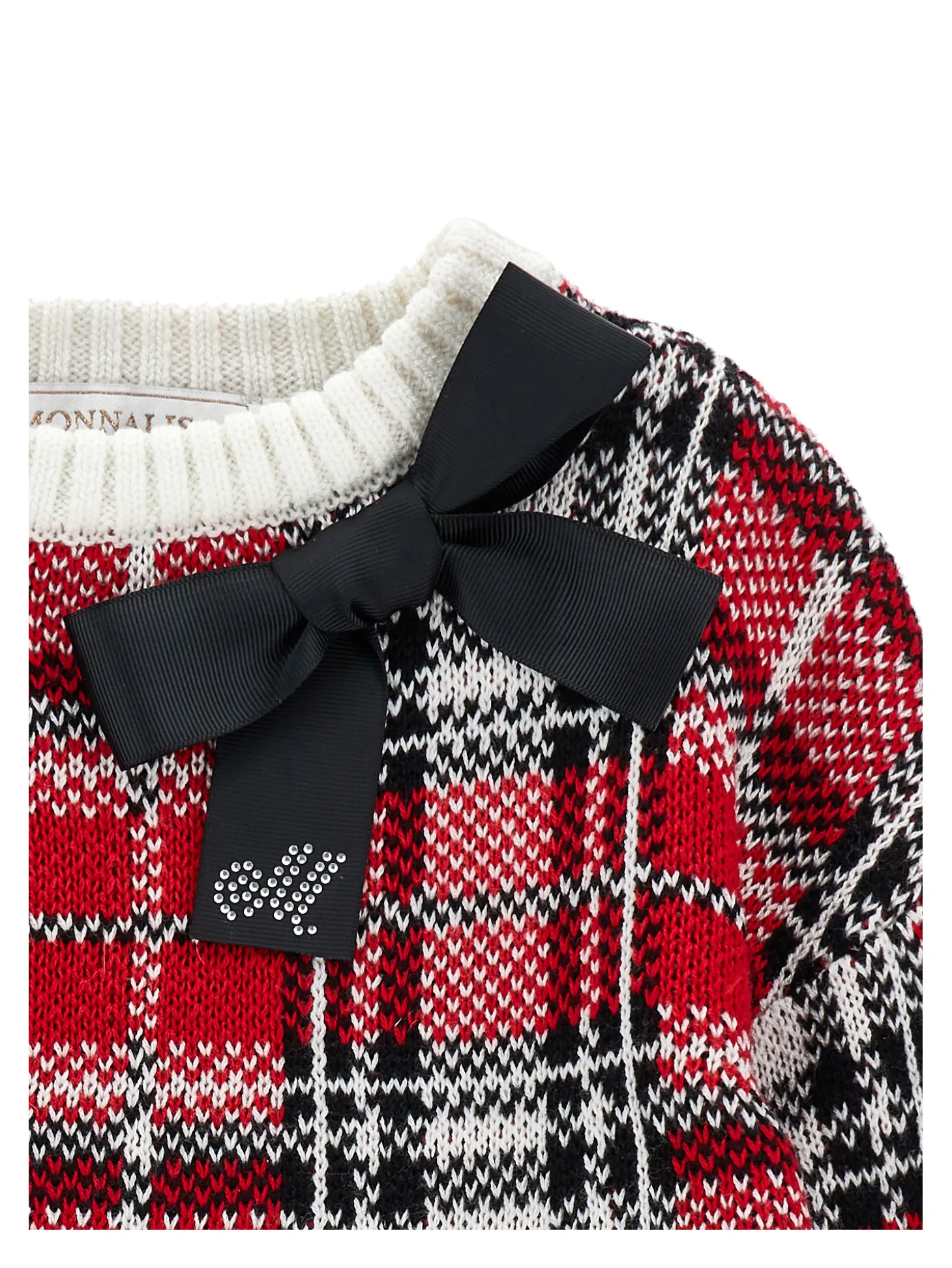 Pull misto lana tartan