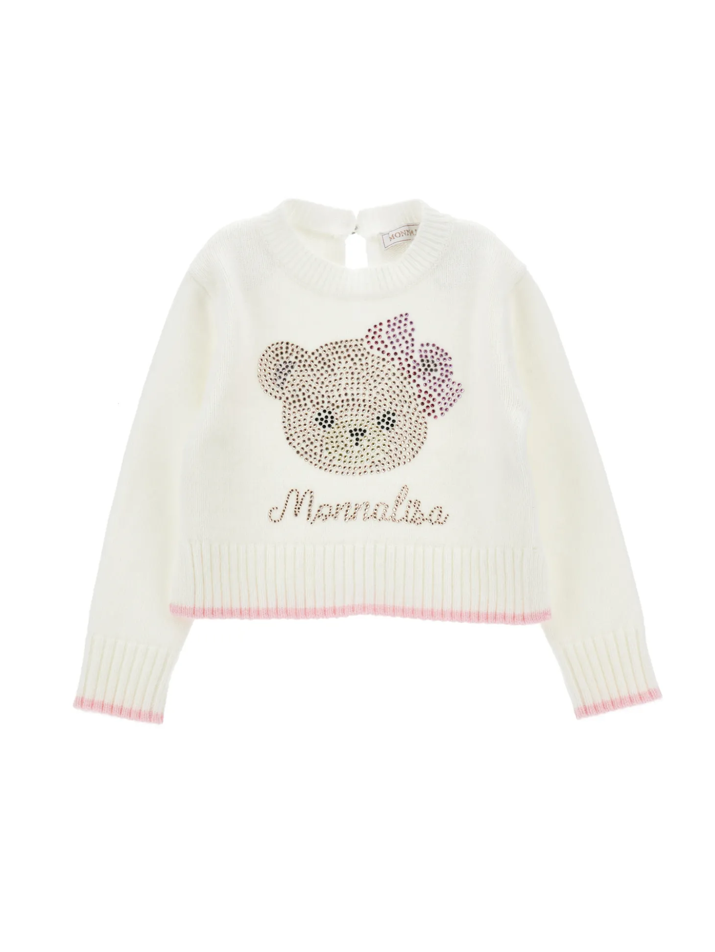 Pull soft con teddy bear strass
