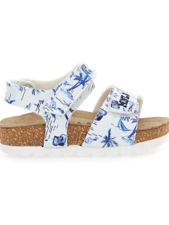 Sandali comfort stampa marine