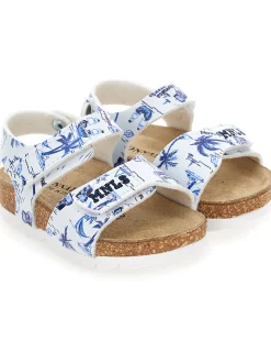 Sandali comfort stampa marine