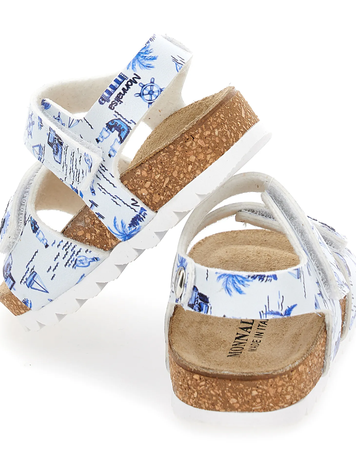 Sandali comfort stampa marine