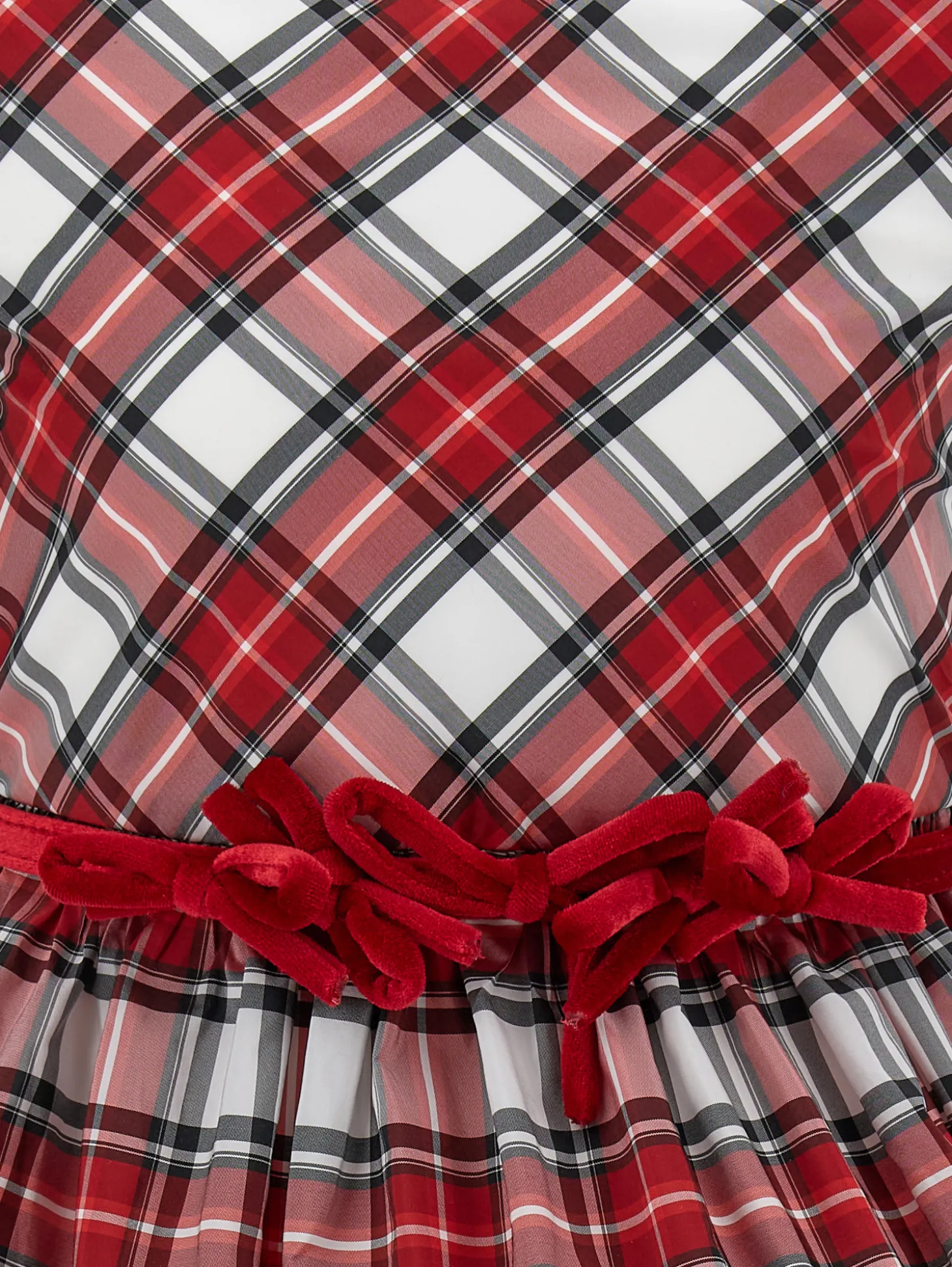 Scamiciato taffet&agrave; tartan