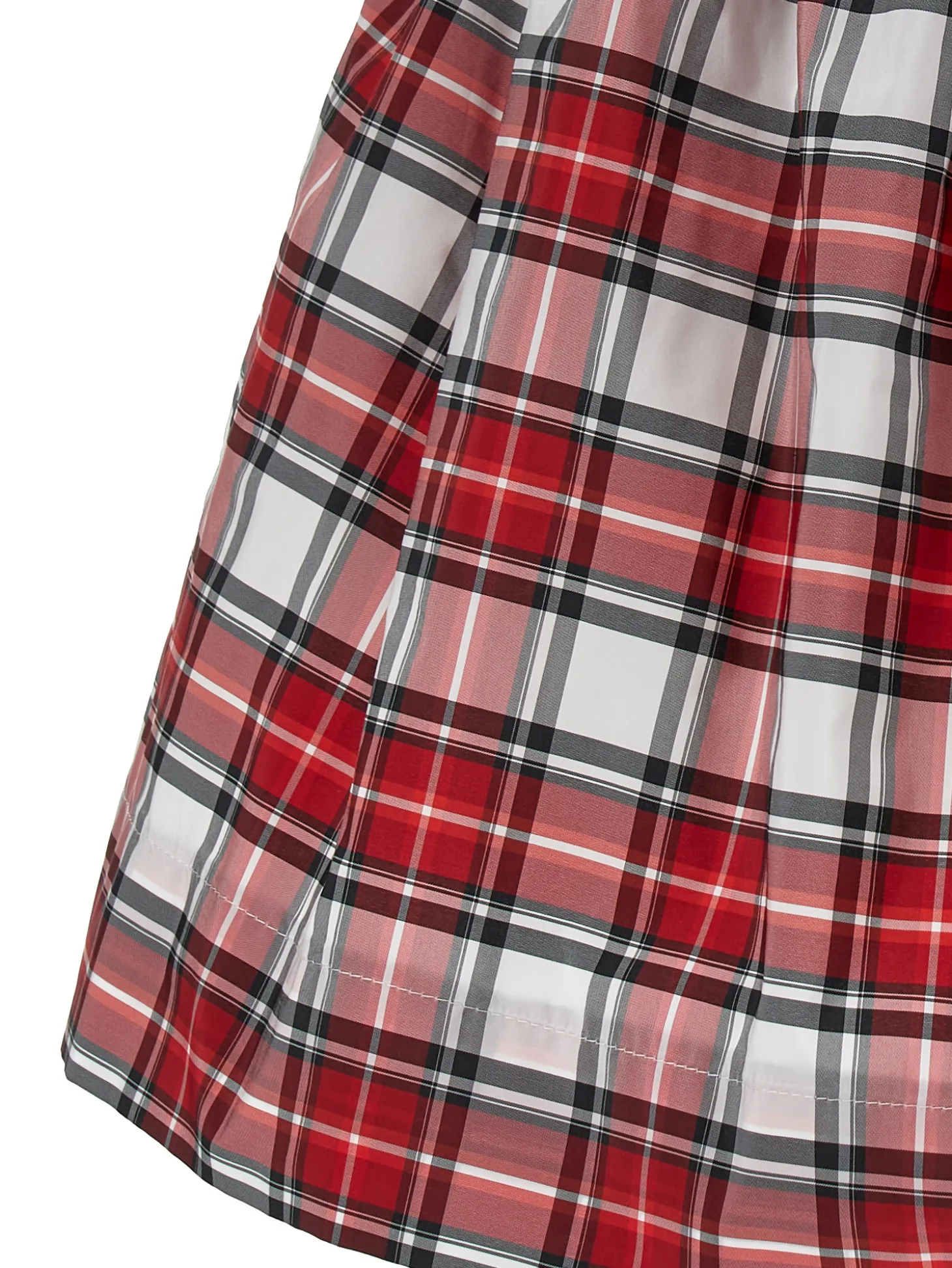Scamiciato taffet&agrave; tartan