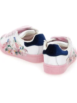 Scarpe modello tennis fiori