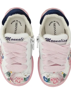 Scarpe modello tennis fiori