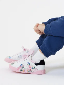 Scarpe modello tennis fiori