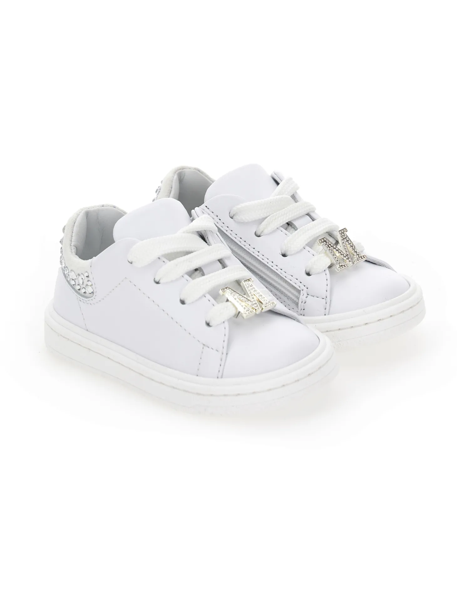 Scarpine nappa con cristalli