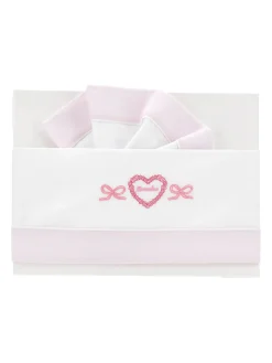Set lenzuola cotone ricamato