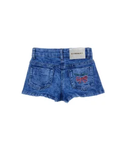 Short denim ricamati