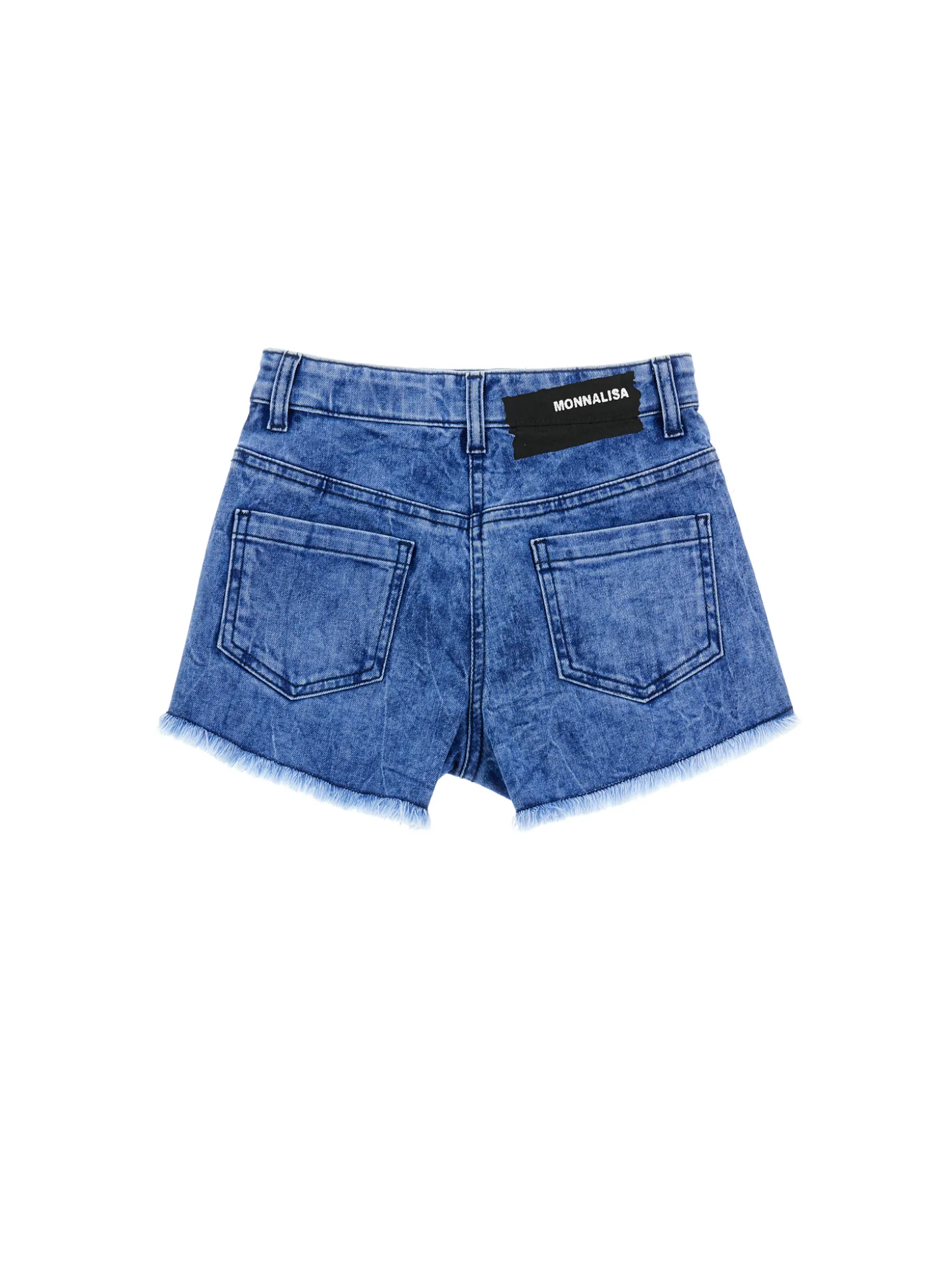 Shorts cinquetasche ricamato