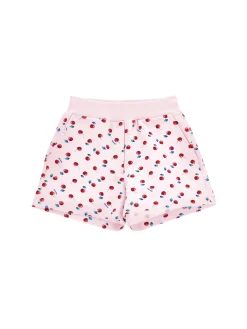 Shorts cotone stampa ciliegie
