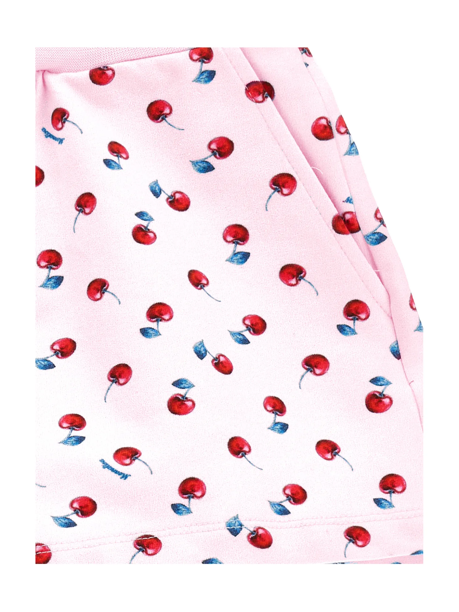 Shorts cotone stampa ciliegie