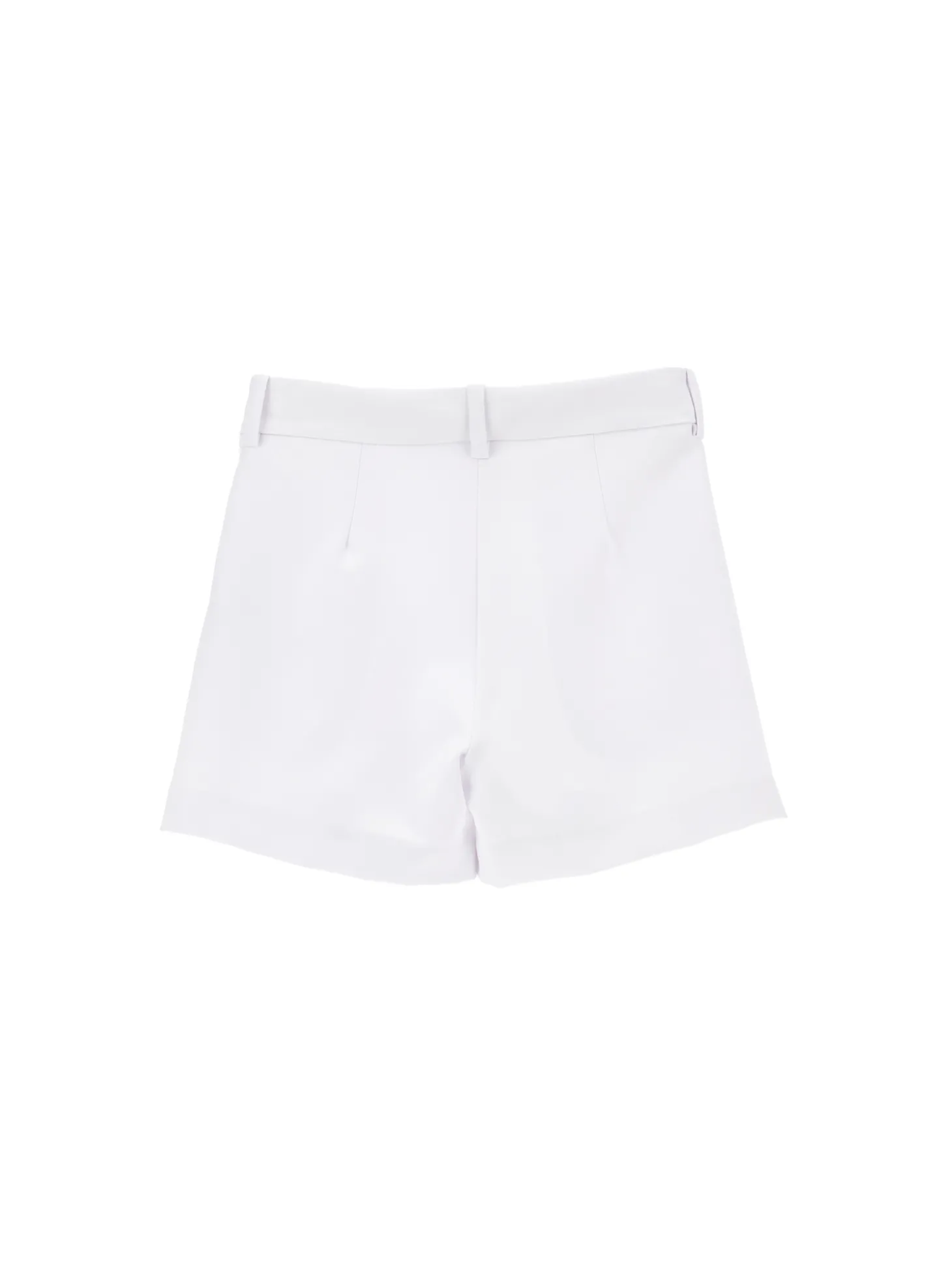 Shorts crêpe con pinces