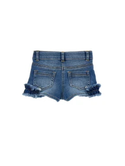 Shorts denim ricamati