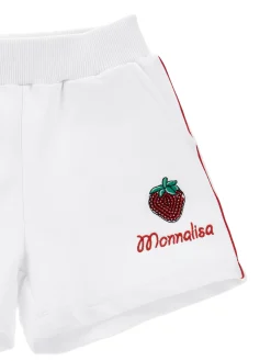 Shorts felpa bicolor