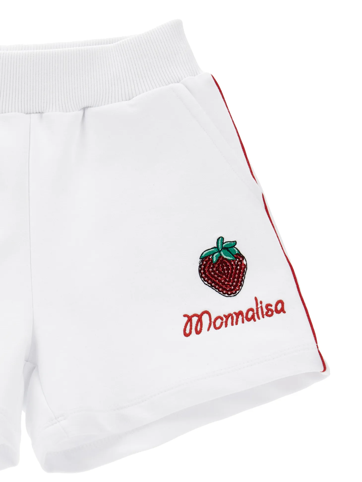 Shorts felpa bicolor