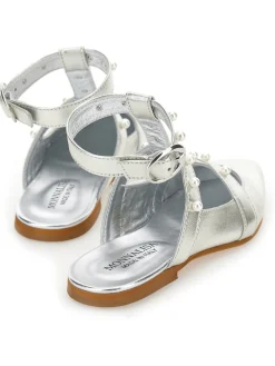 Slippers pelle laminata