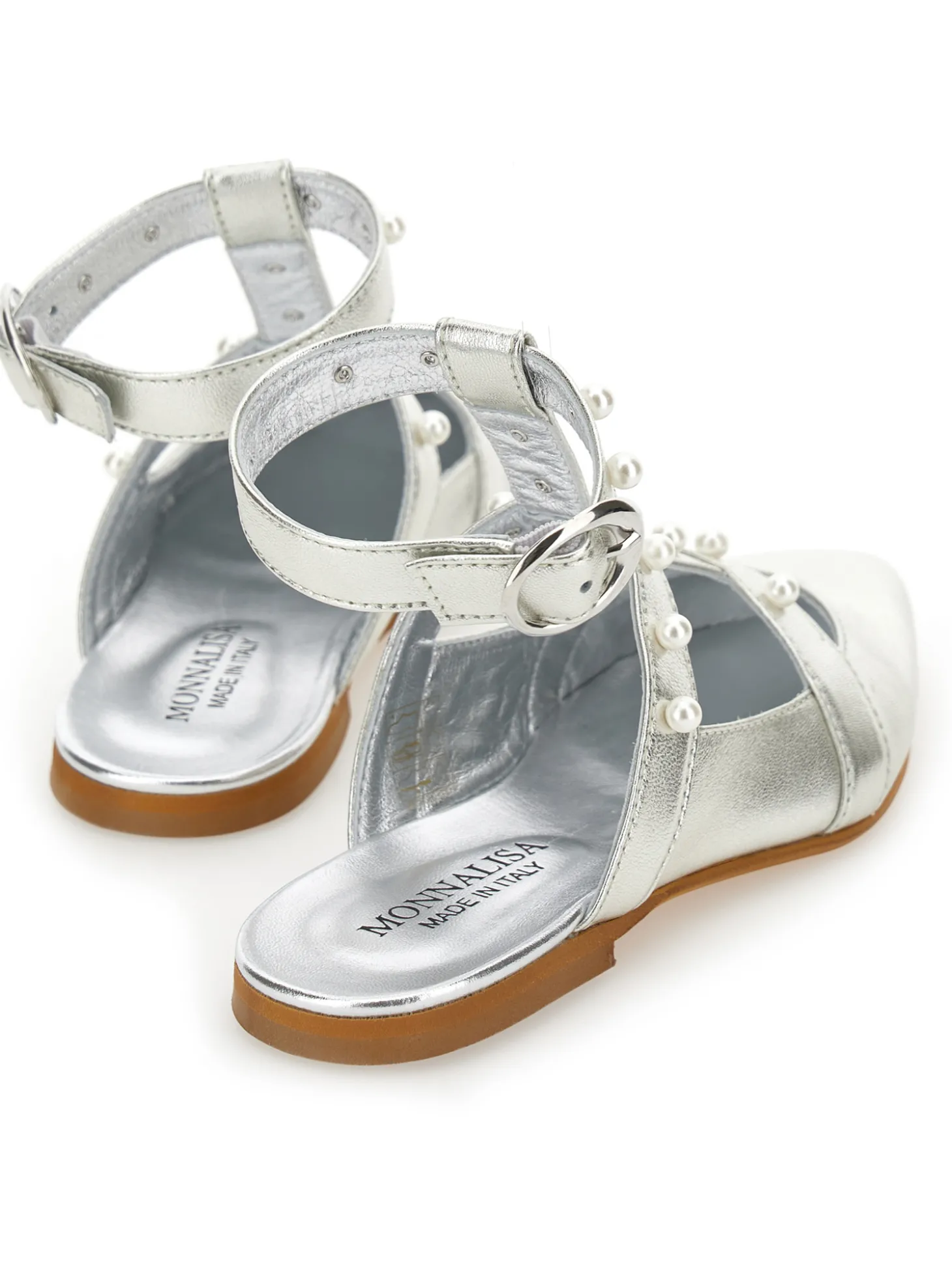 Slippers pelle laminata