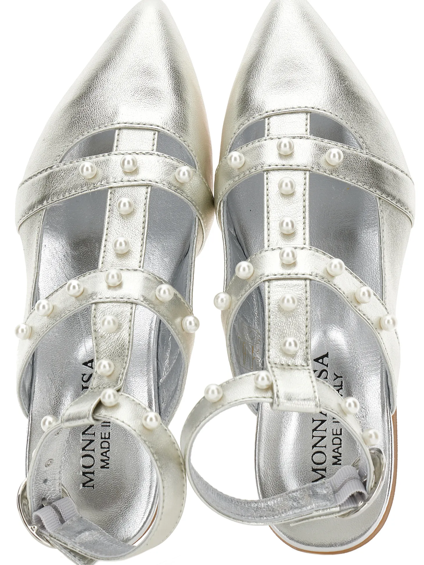 Slippers pelle laminata