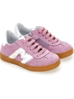 Sneakers crosta e nappa