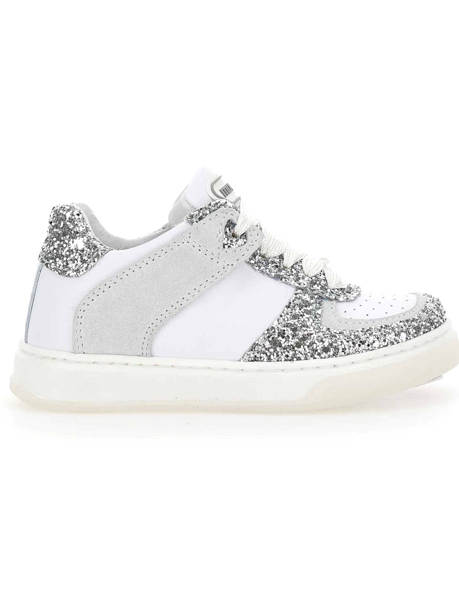 Sneakers in crosta e glitter