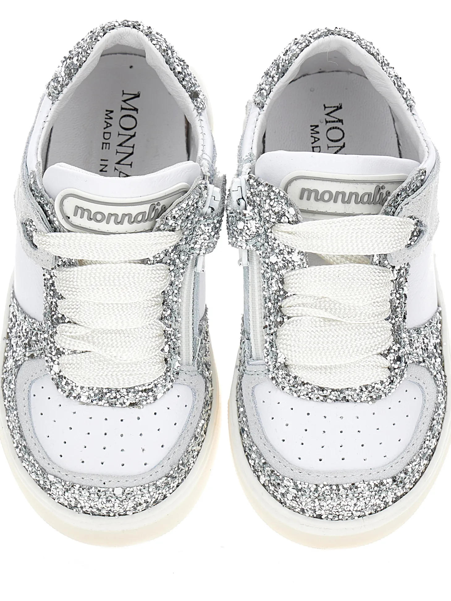 Sneakers in crosta e glitter