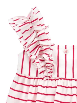 Top cotone con rouches