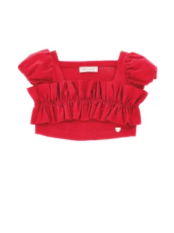 Top cropped jersey