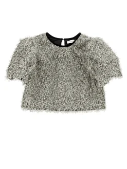 Top frange lurex