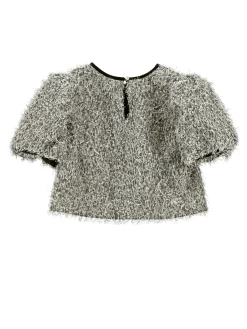 Top frange lurex