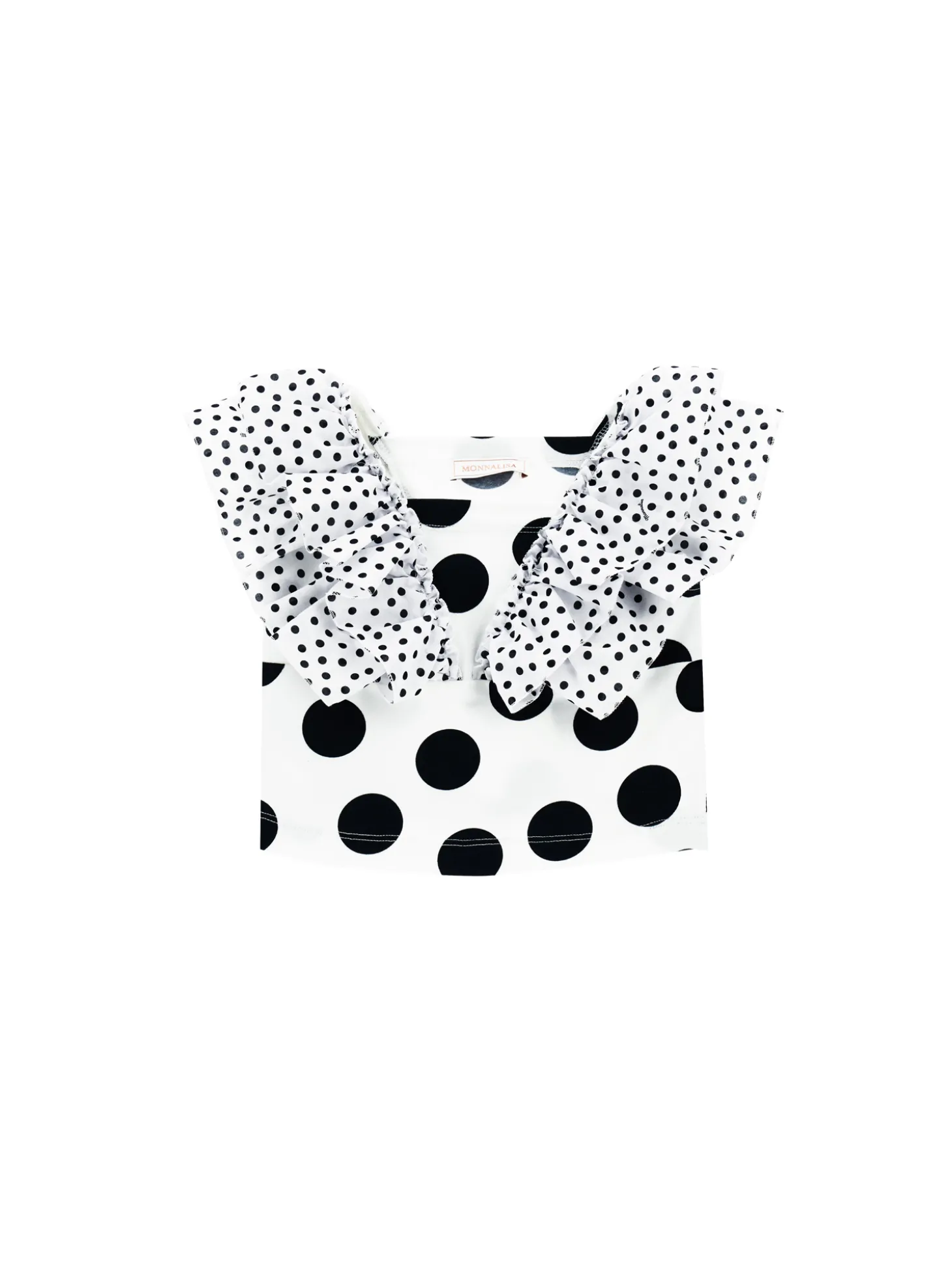 Top jersey a pois