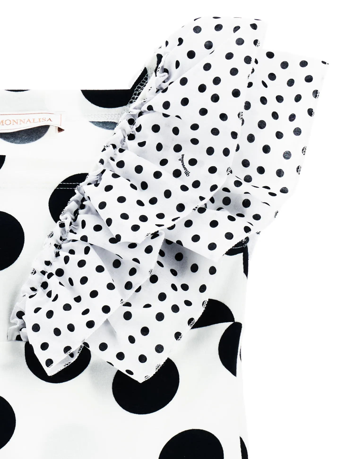 Top jersey a pois