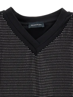 Top tulle e borchiette