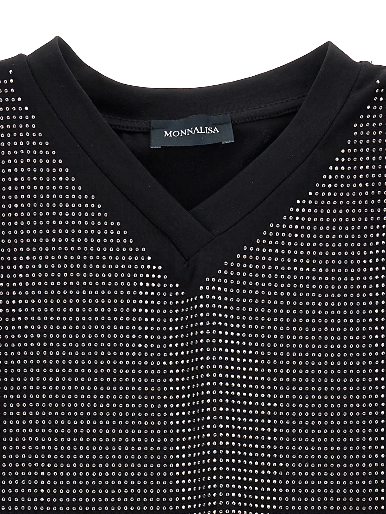 Top tulle e borchiette