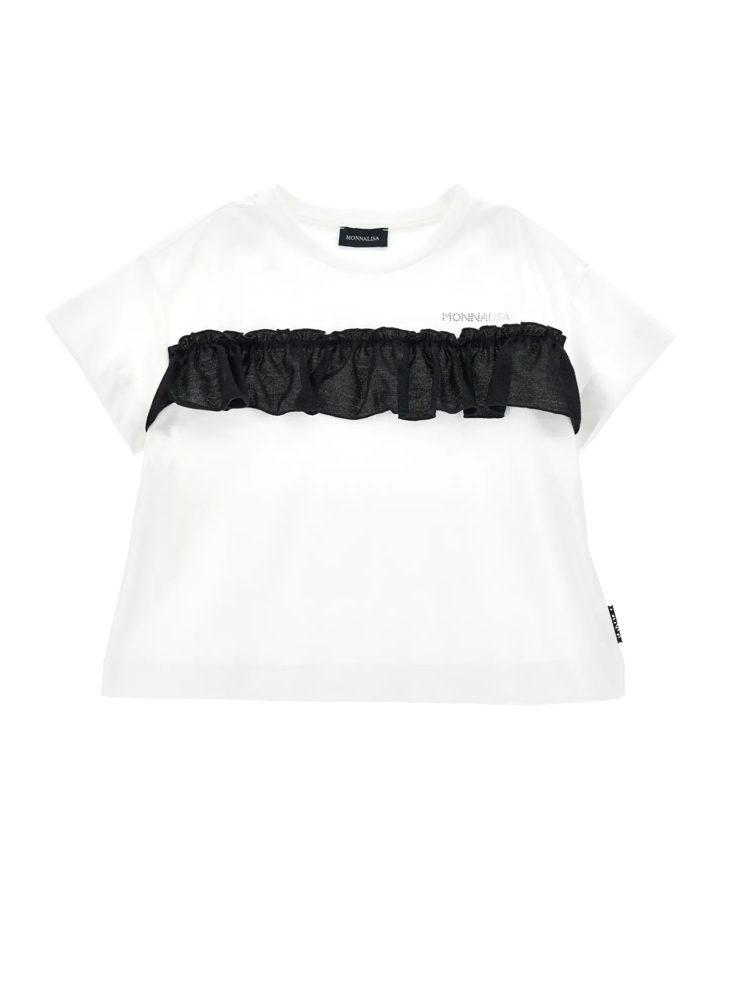 T-shirt con galetta tulle