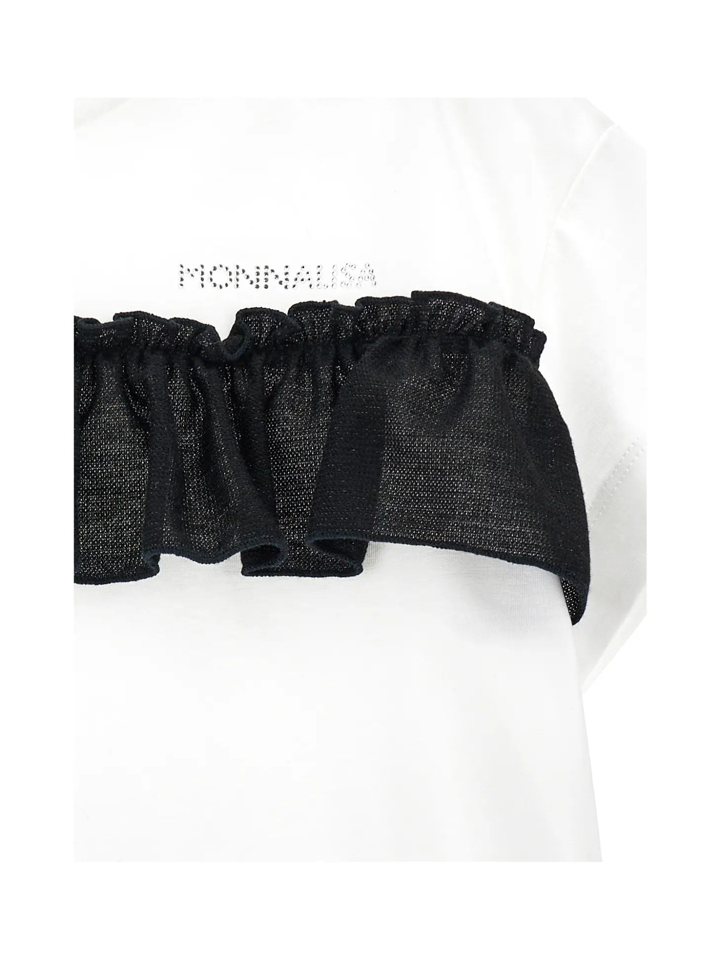 T-shirt con galetta tulle