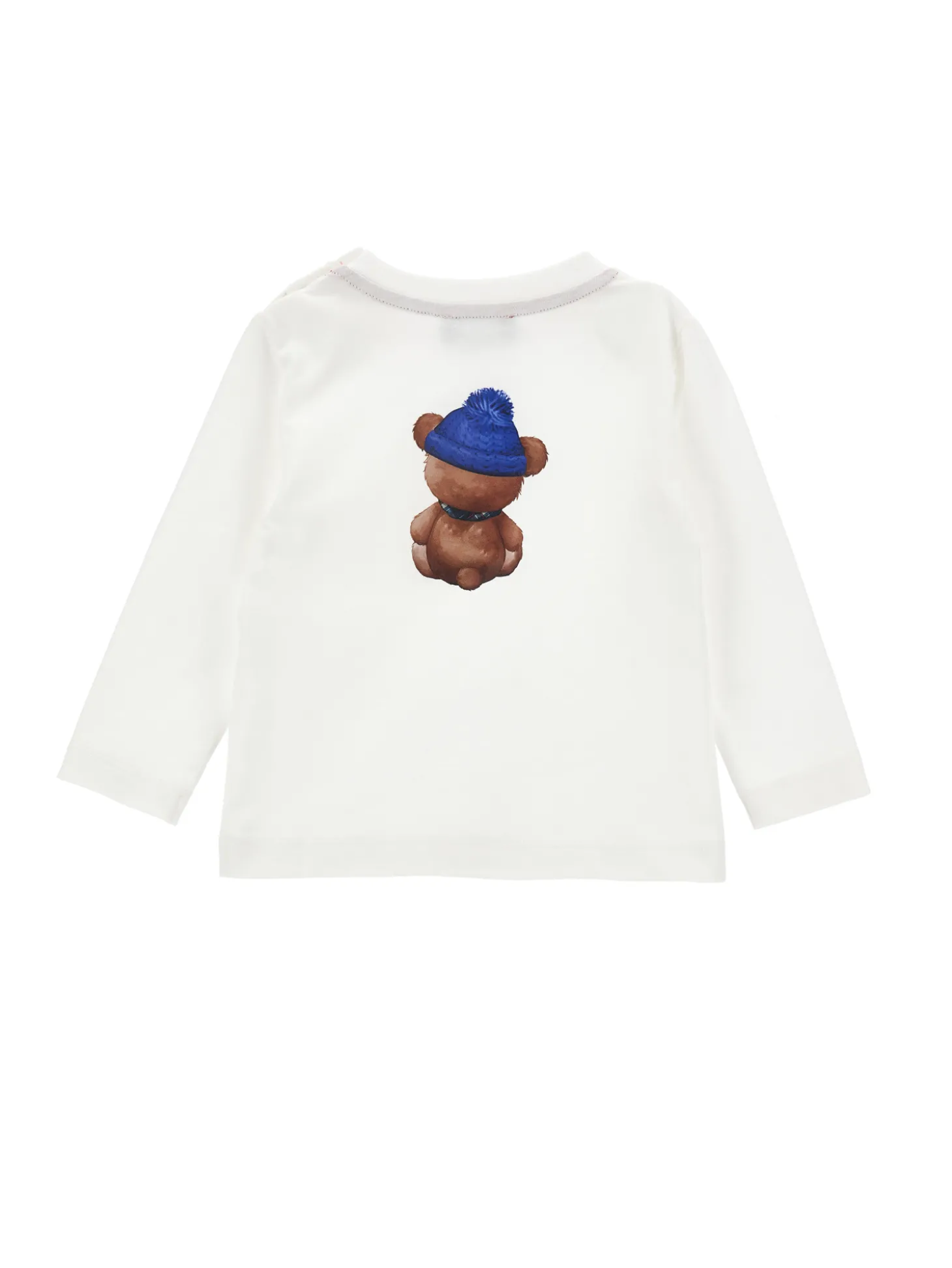 T-shirt con orsetto fronte e retro