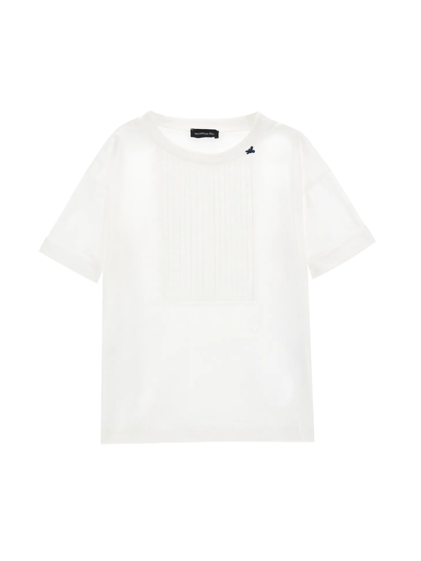 T-shirt con plastron