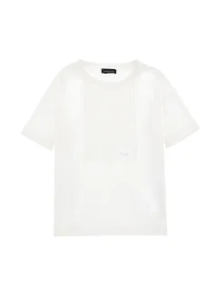 T-shirt con plastron