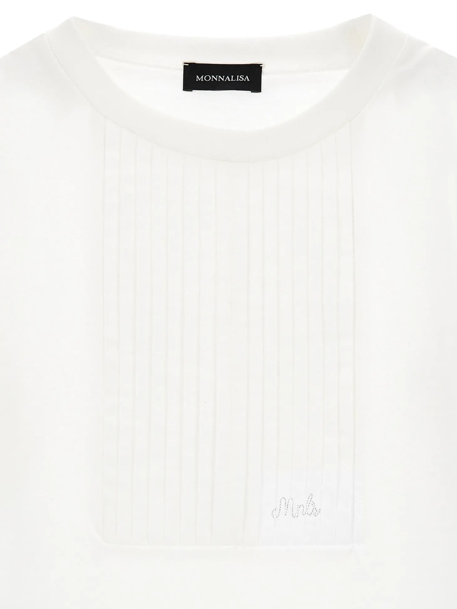 T-shirt con plastron
