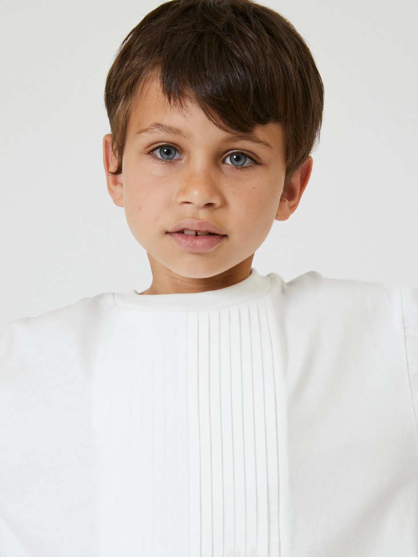 T-shirt con plastron