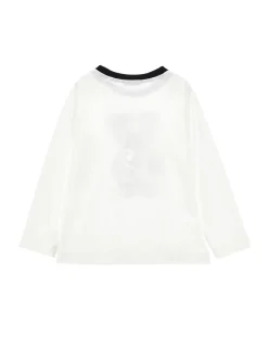 T-shirt cotone organico con orsetto