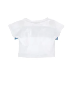T-shirt cotone organico con frange