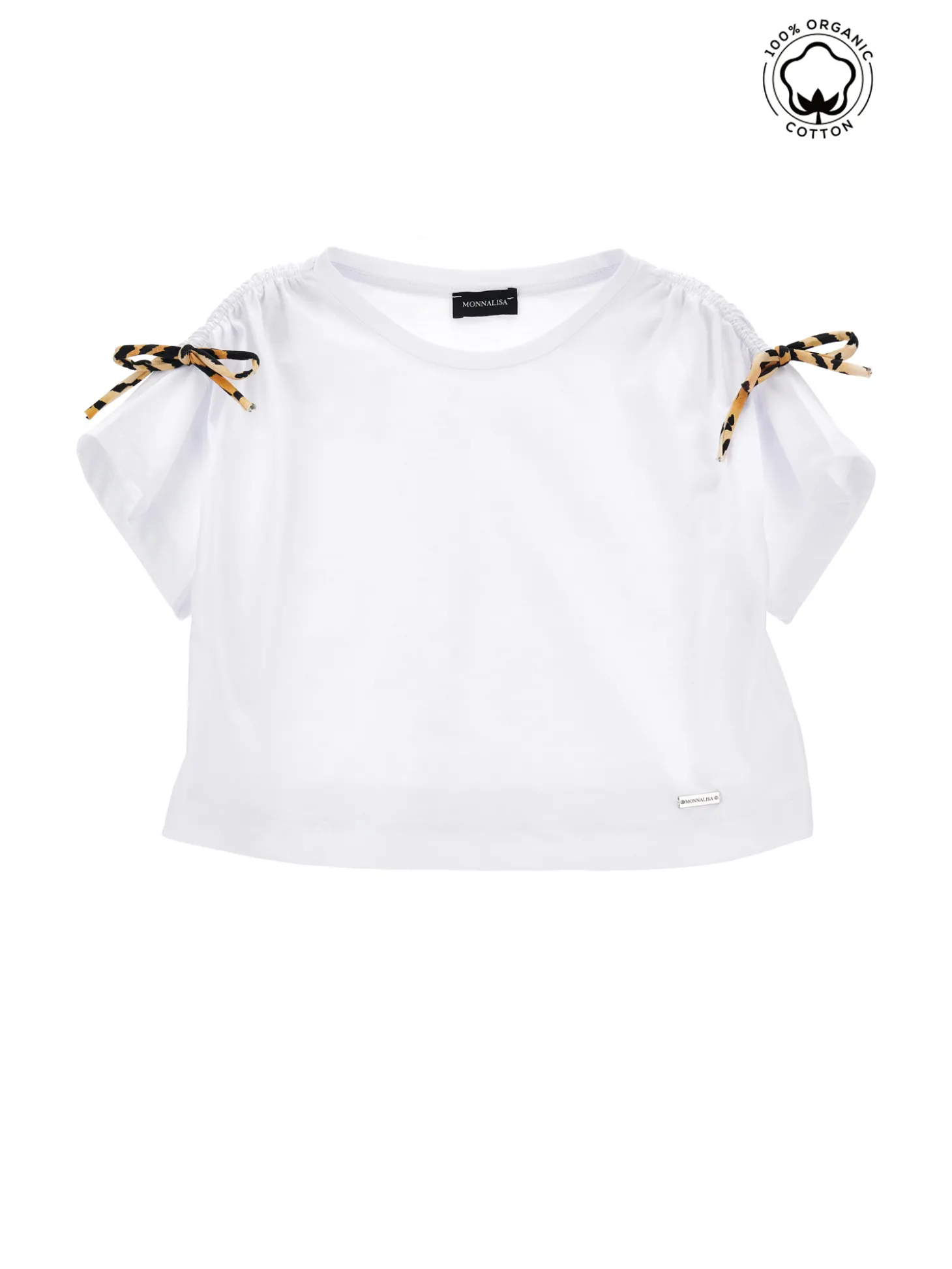 T-shirt cotone organico cropped