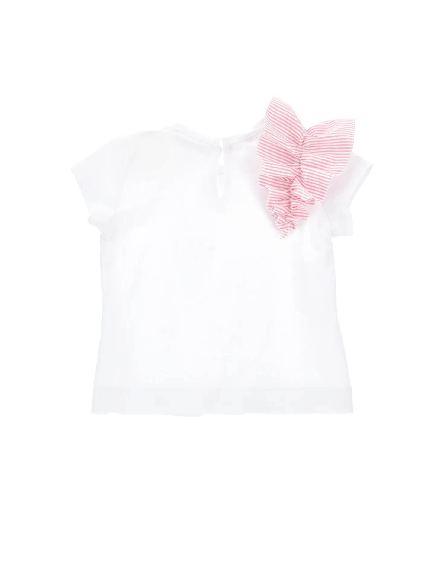 T-shirt cotone organico rouches