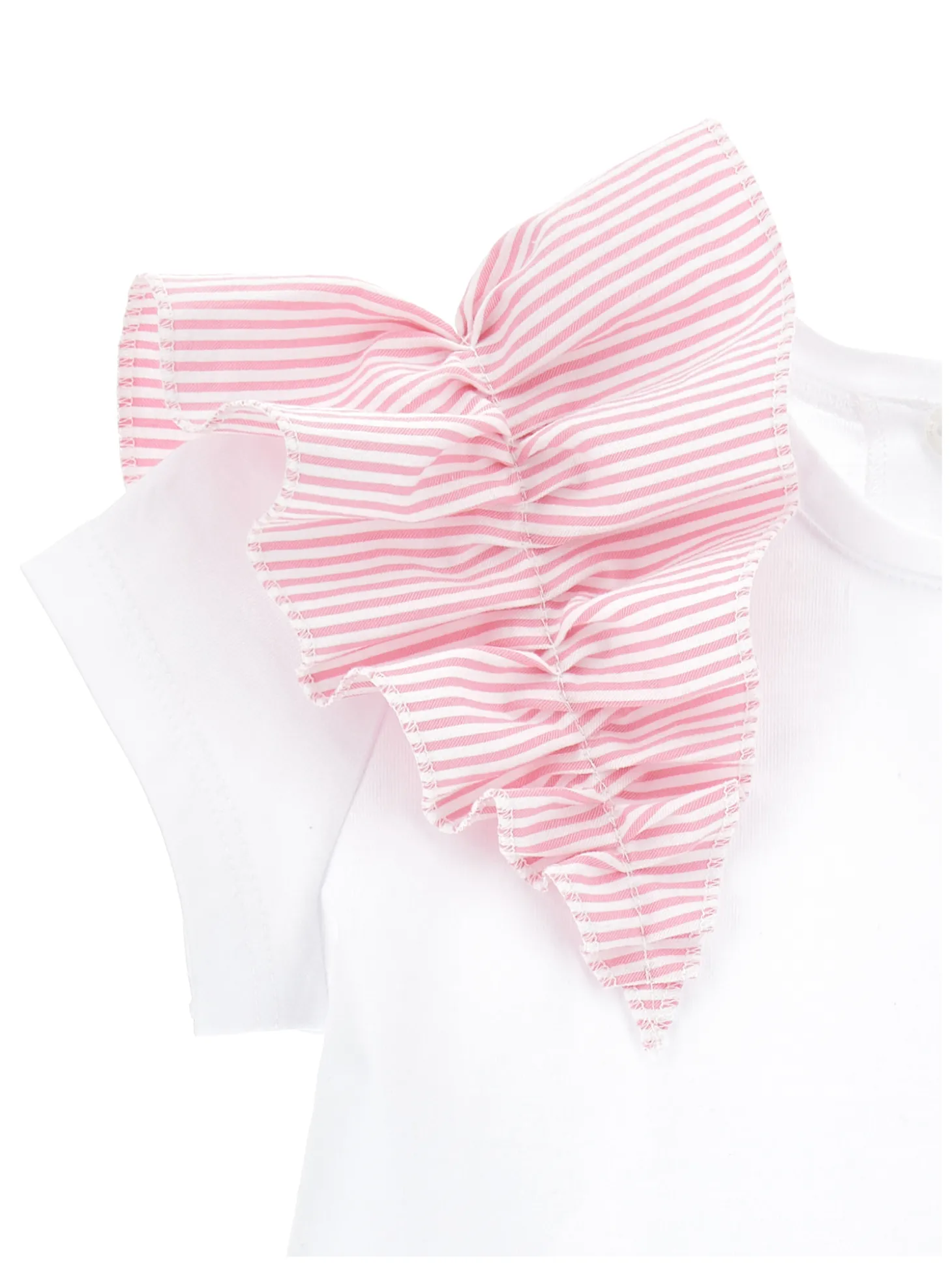 T-shirt cotone organico rouches