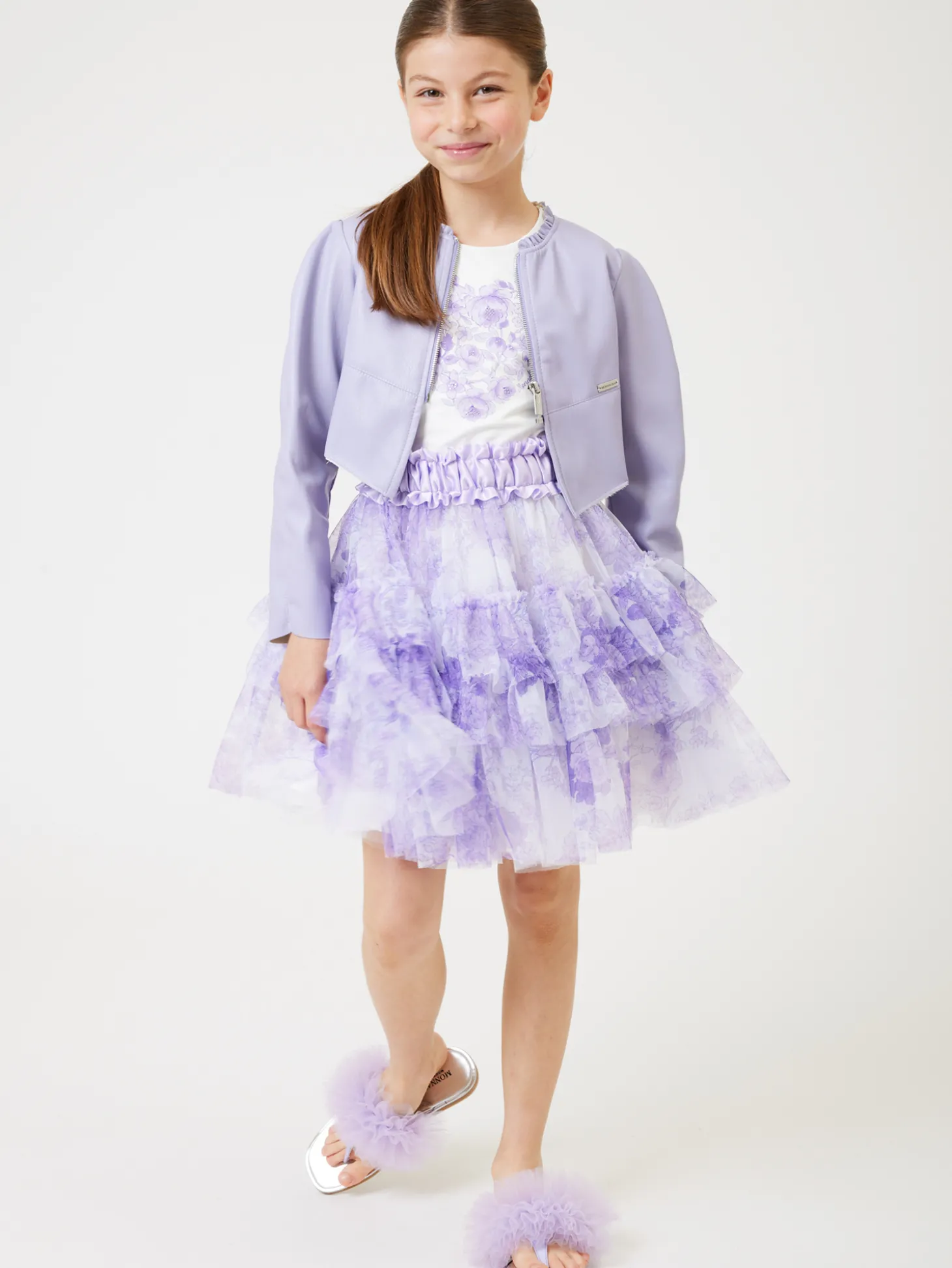 T-shirt cotone organico tulle