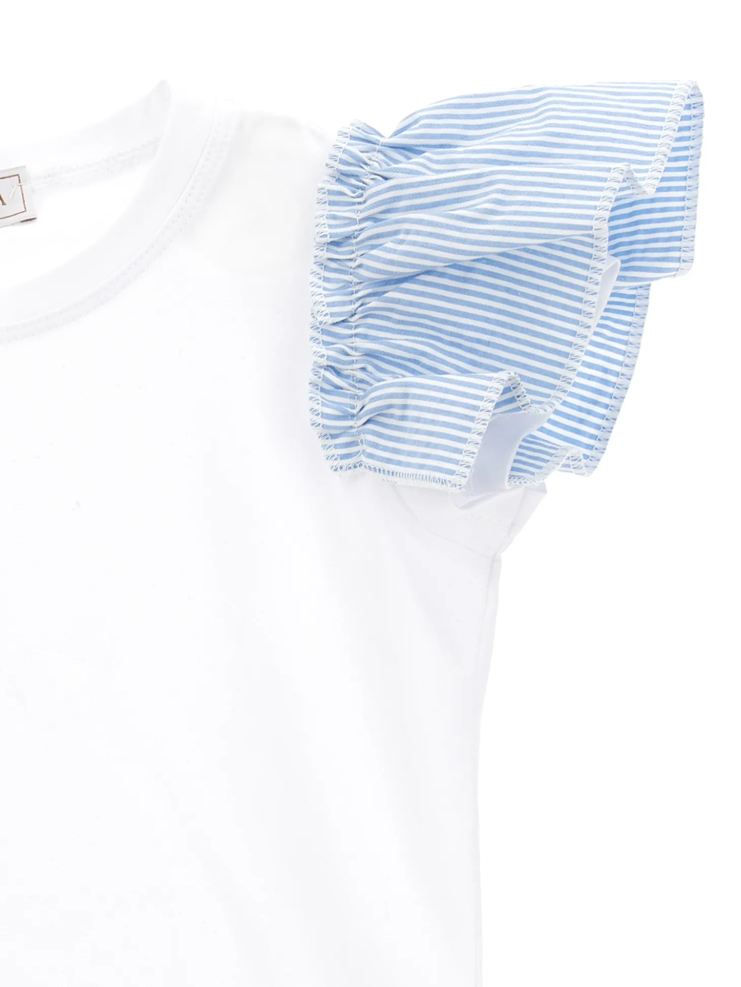 T-shirt cotone organico volants