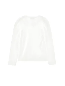 T-shirt cotone ricamo rose