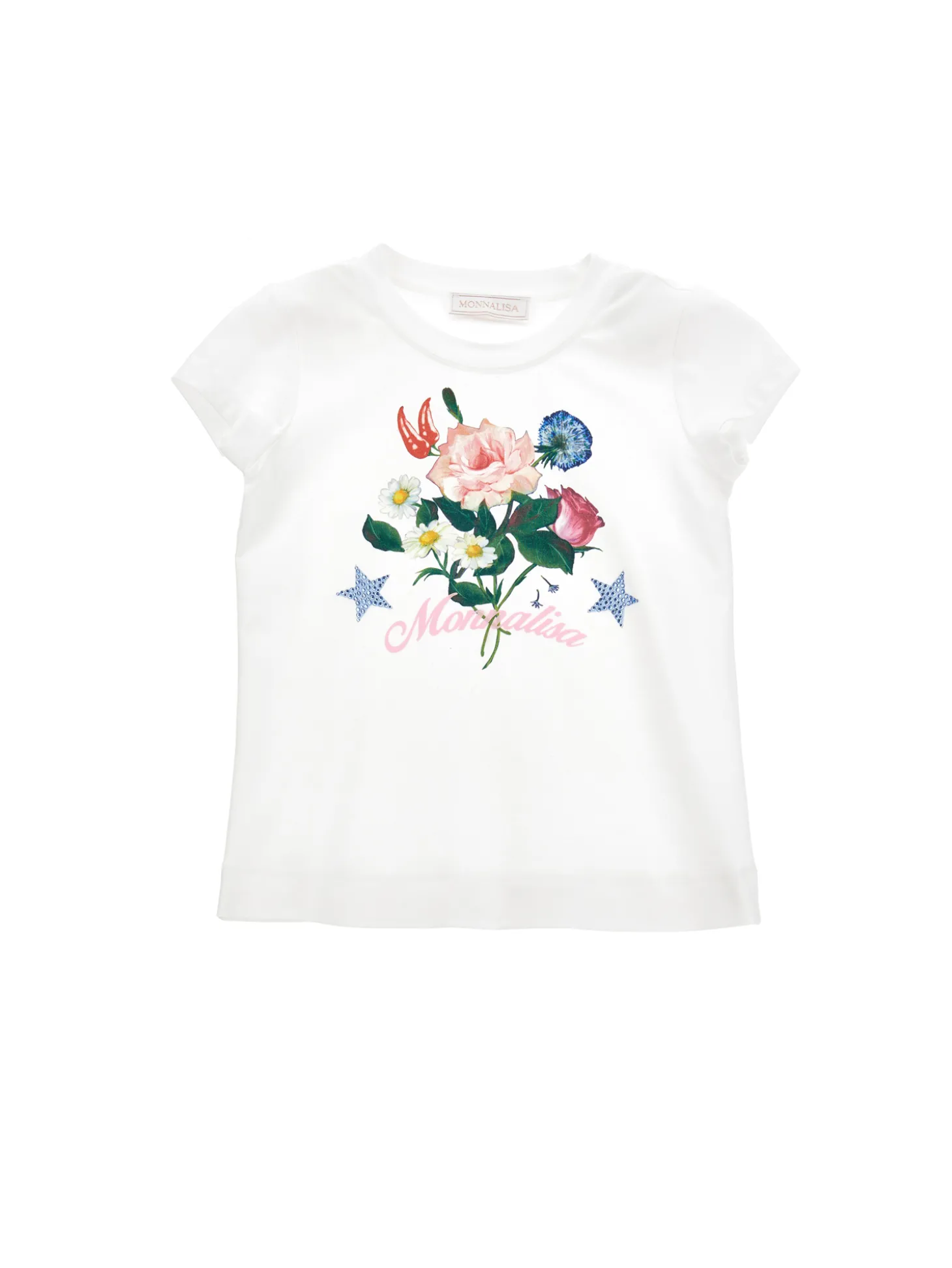 T-shirt cotone stampa floreale